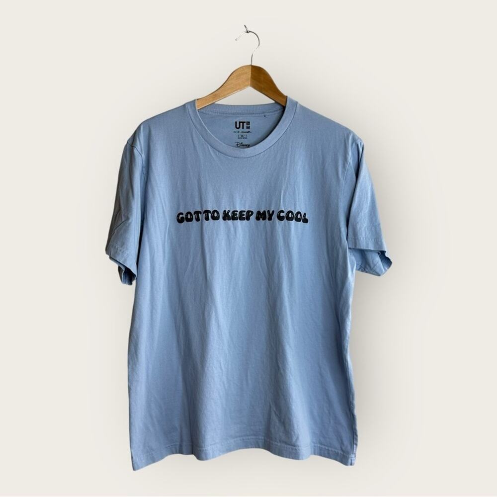 EUC | Uniqlo UT x Disney | S. Harrington Mickey Mouse Tee | Light Blue | XL